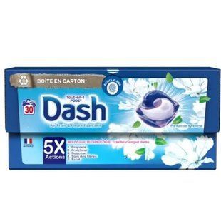 Капсули для прання DASH Lenor Air Frais & Fleurs Blanches з ароматом свіжості та білих квітів 19 шт &mdash; фото товару