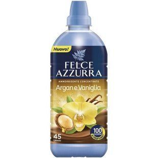 Кондиціонер для білизни концентрат Felce Azzurra ARGAN e VANIGLIA 45 циклів 900 ML &mdash; фото товару