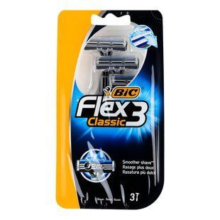 Станки для гоління BIC Flex 3 Classic, 3 шт &mdash; фото товару