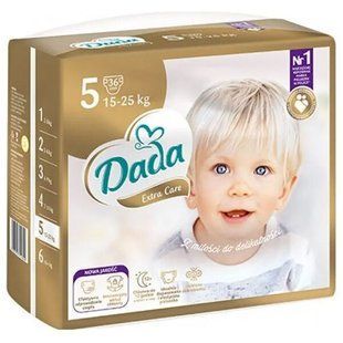 DADA extra care підгузки розмір 5 (15-25 кг) 36 шт &mdash; фото товару