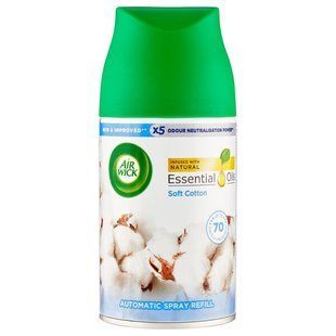 Змінний балон для автоматичного ароматизатора повітря AirWick Cotton, 250 мл &mdash; фото товару