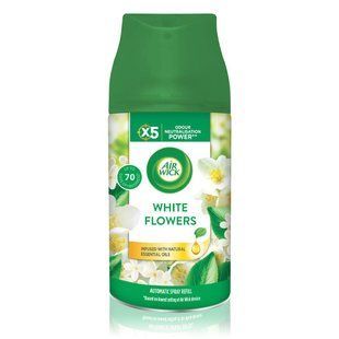 Змінний балон для автоматичного ароматизатора повітря AirWick White Flowers, 250 мл &mdash; фото товару