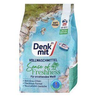 Порошок для прання DenkMit 20 прань Sense of Freshness для білих речей, 1350 г &mdash; фото товару
