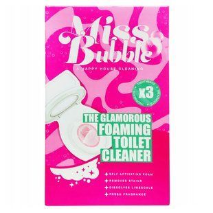 ПІННИЙ ЗАСІБ ДЛЯ ЧИЩЕННЯ УНІТАЗІВ 3x100 г MISS BUBBLE &mdash; фото товару