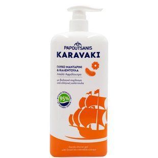 Гель для душу/піна для ванни Karavaki Календула та Мандарин, 750 мл &mdash; фото товару