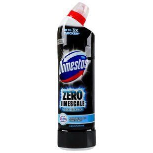 Засіб для чищення унітазу Domestos Антиналіт і антиіржа Аквамарин 750 мл &mdash; фото товару