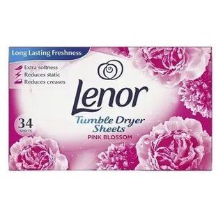 LENOR Pink blossom серветки ароматизовані для сушильних машин 34 шт &mdash; фото товару
