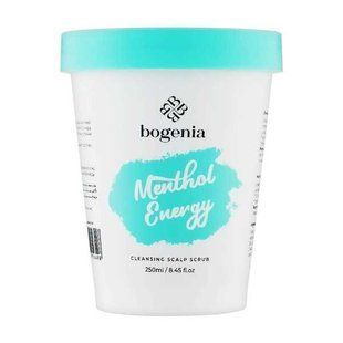 Скраб для шкіри голови Bogenia Menthol Energy Очищаючий 250 мл &mdash; фото товару