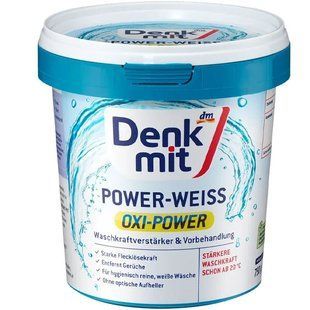 DenkMit Power-Weiss OXY-POWER кисневий очисник для білих речей 750g &mdash; фото товару