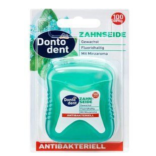 Dontodent Нитка зубна антибактеріальна Floss 100м &mdash; фото товару