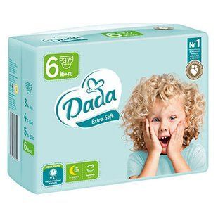 DADA extra soft підгузки розмір 6 (16+ кг) 37 шт &mdash; фото товару