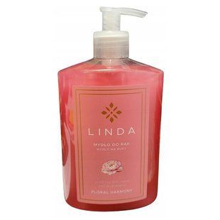 Рідке мило з дозатором Linda Квіткова, 500 ml &mdash; фото товару