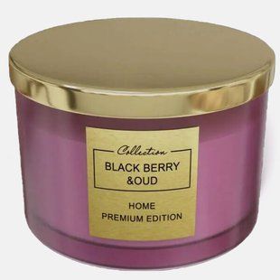 Свічка ароматизована BLACK BERRY & OUD 35 hours &mdash; фото товару